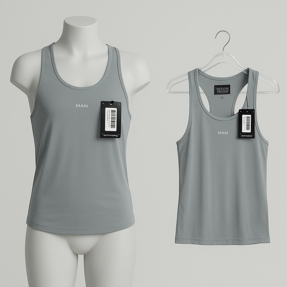 778 Mans Active Poly Gym Racer Vest